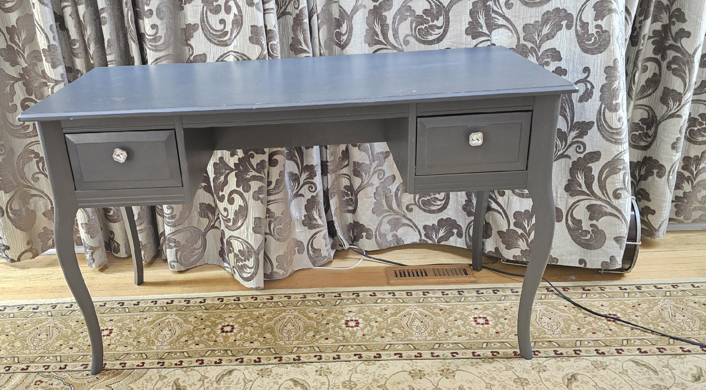 Ikea Edland French Gray Writing Desk