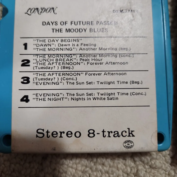 Moody Blues & Edgar Winter Joe Walsh 8-Track Tape Cartridges image indicator(6)