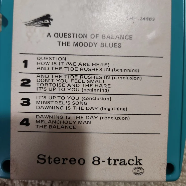 Moody Blues & Edgar Winter Joe Walsh 8-Track Tape Cartridges image indicator(7)