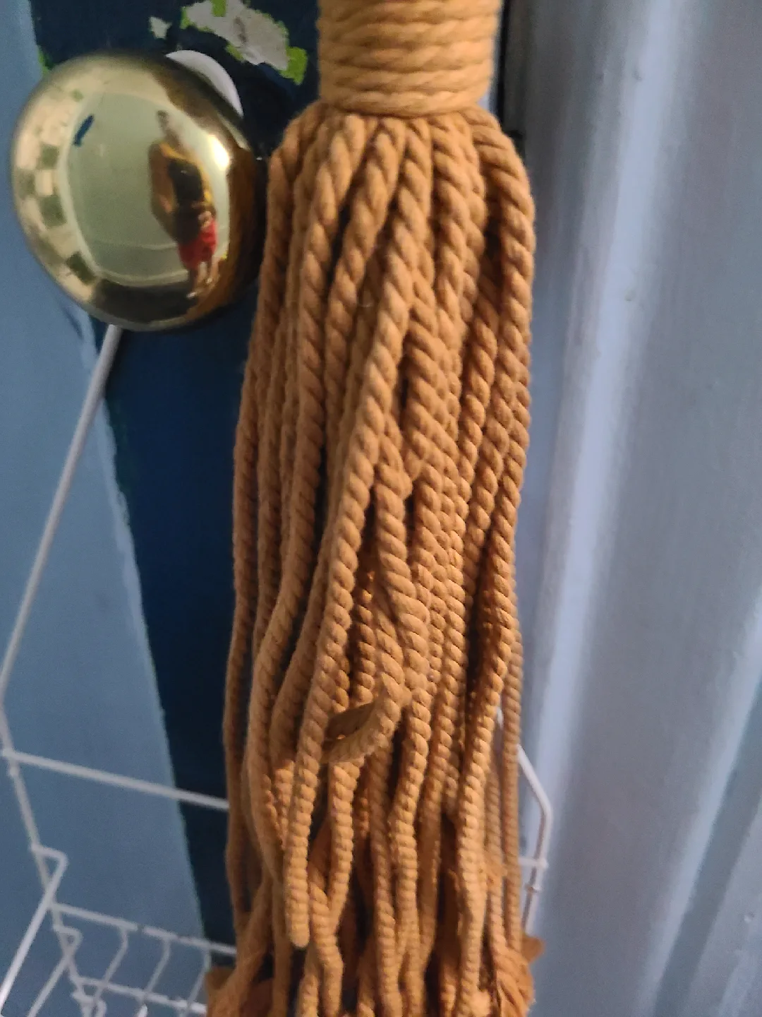 Macrame Plant  or fold and go chair.  - 41 Inches image indicator(7)