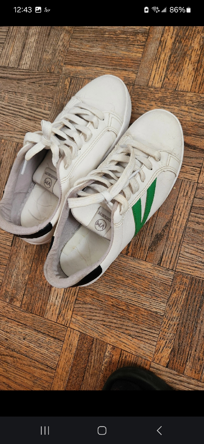 Viamarte White Sneakers - Size 8 - photo 2