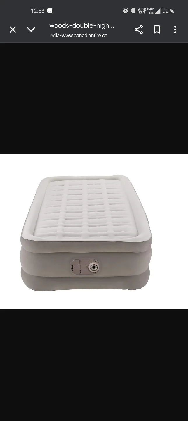 Woods Tritech Double-High Air Mattress - single image indicator(2)