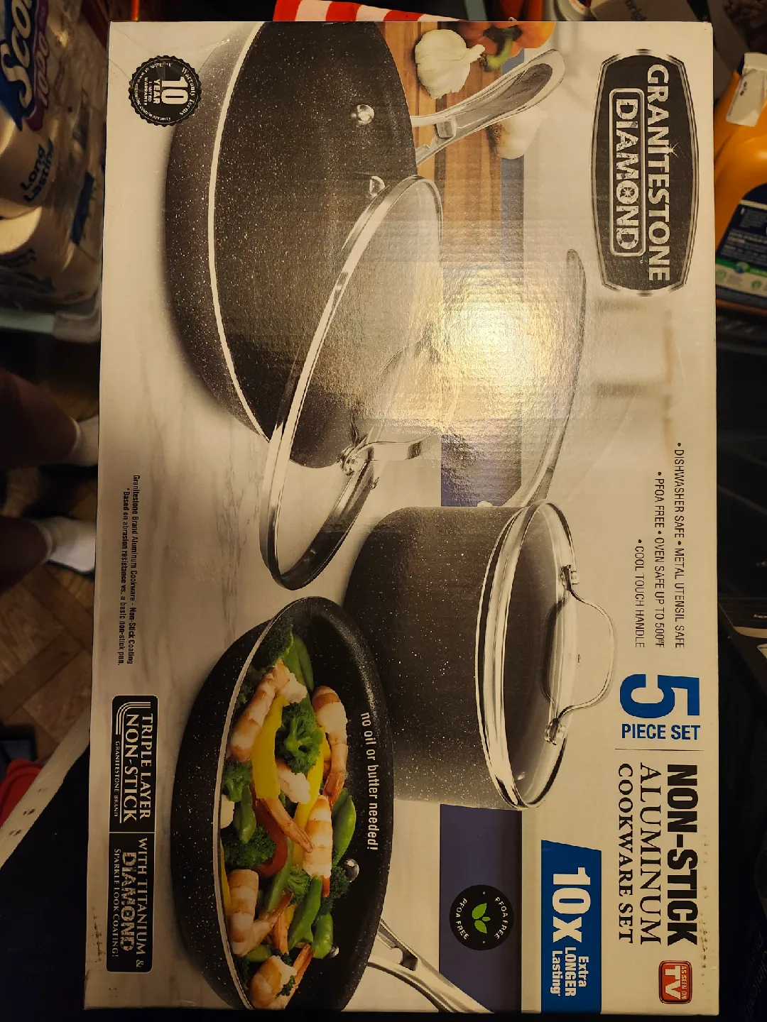 Granitestone Diamond 5-Piece Non-Stick Cookware Set thumbnail