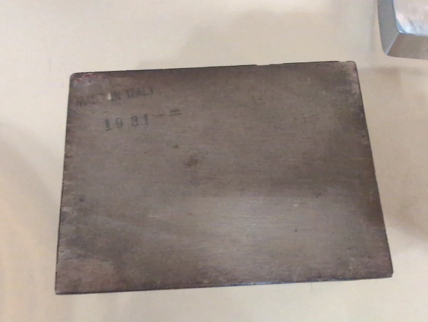 Vintage Italian Inlay Cherub Wood Box image indicator(4)