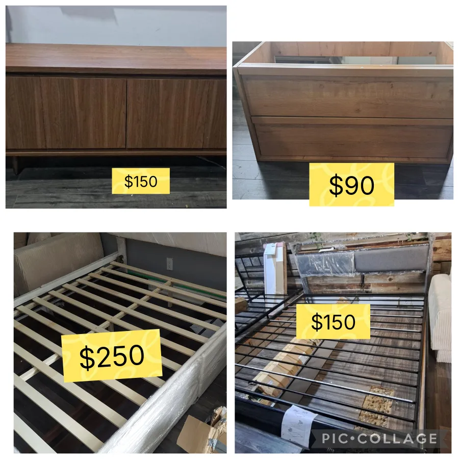 Furniture Bundle: Bed Frames & Cabinet thumbnail