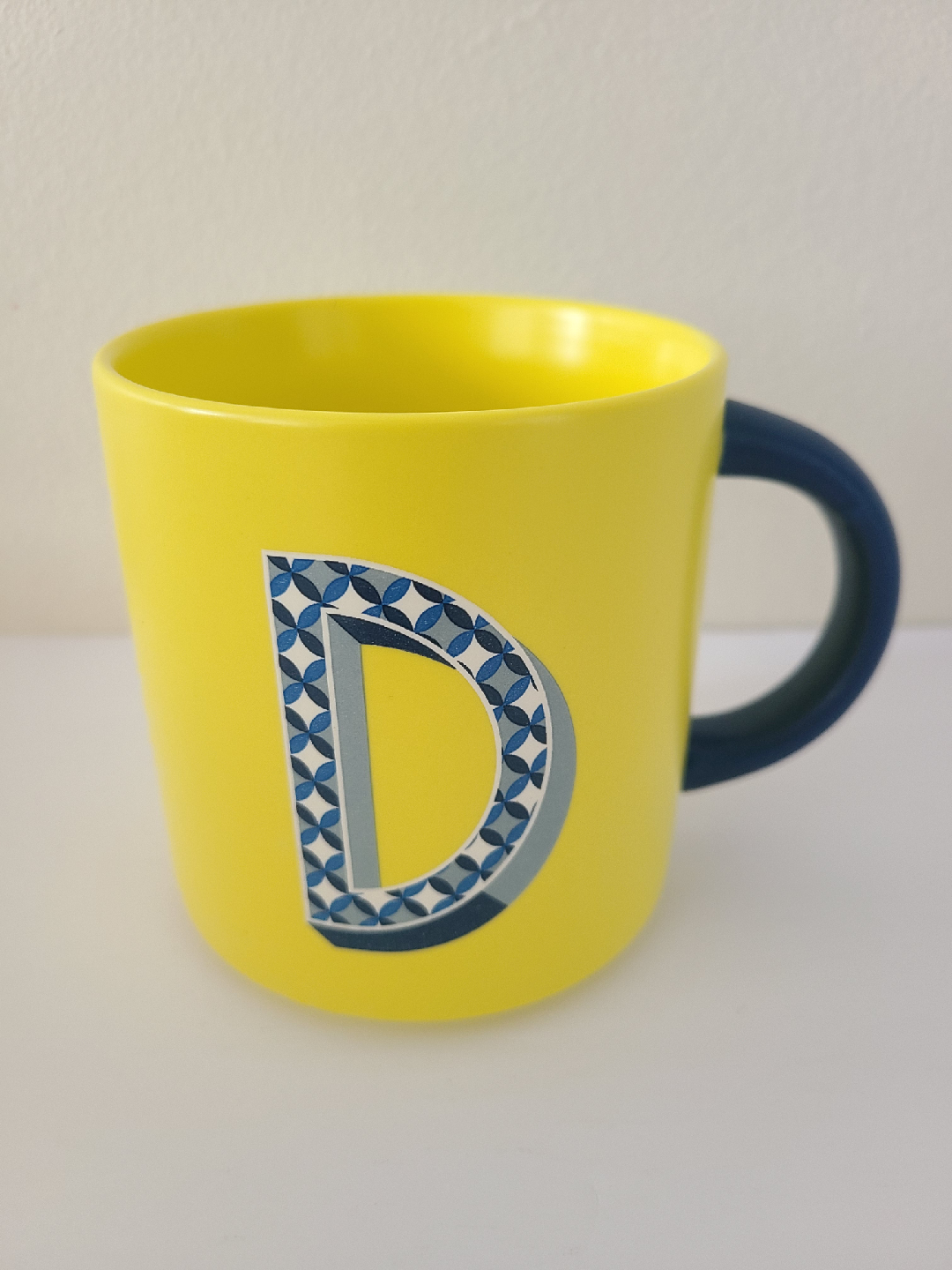 Indigo OUI Monogram "D" Mug ☕️
