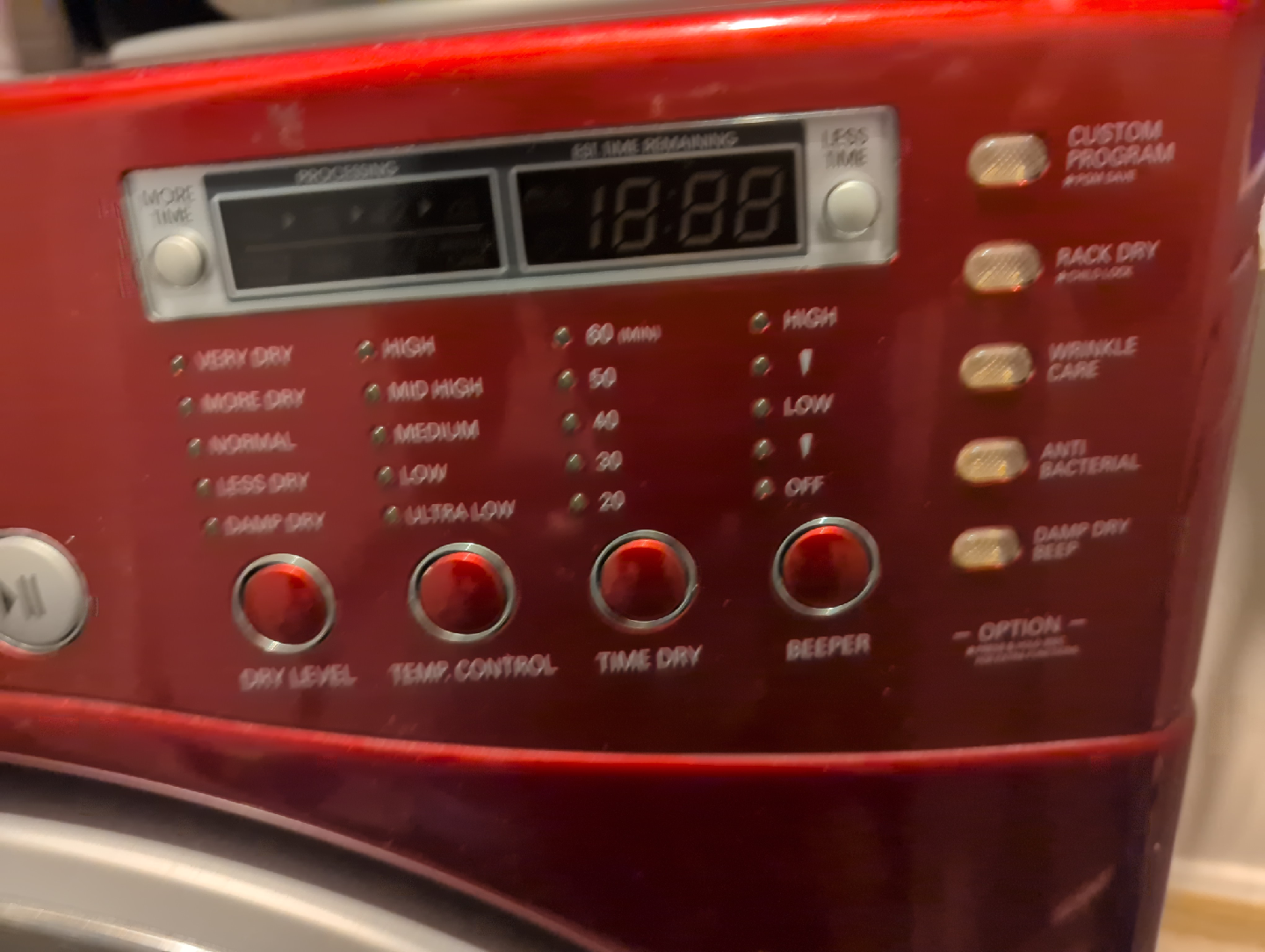 LG Tromm Ultra Capacity Dryer - Red - photo 4