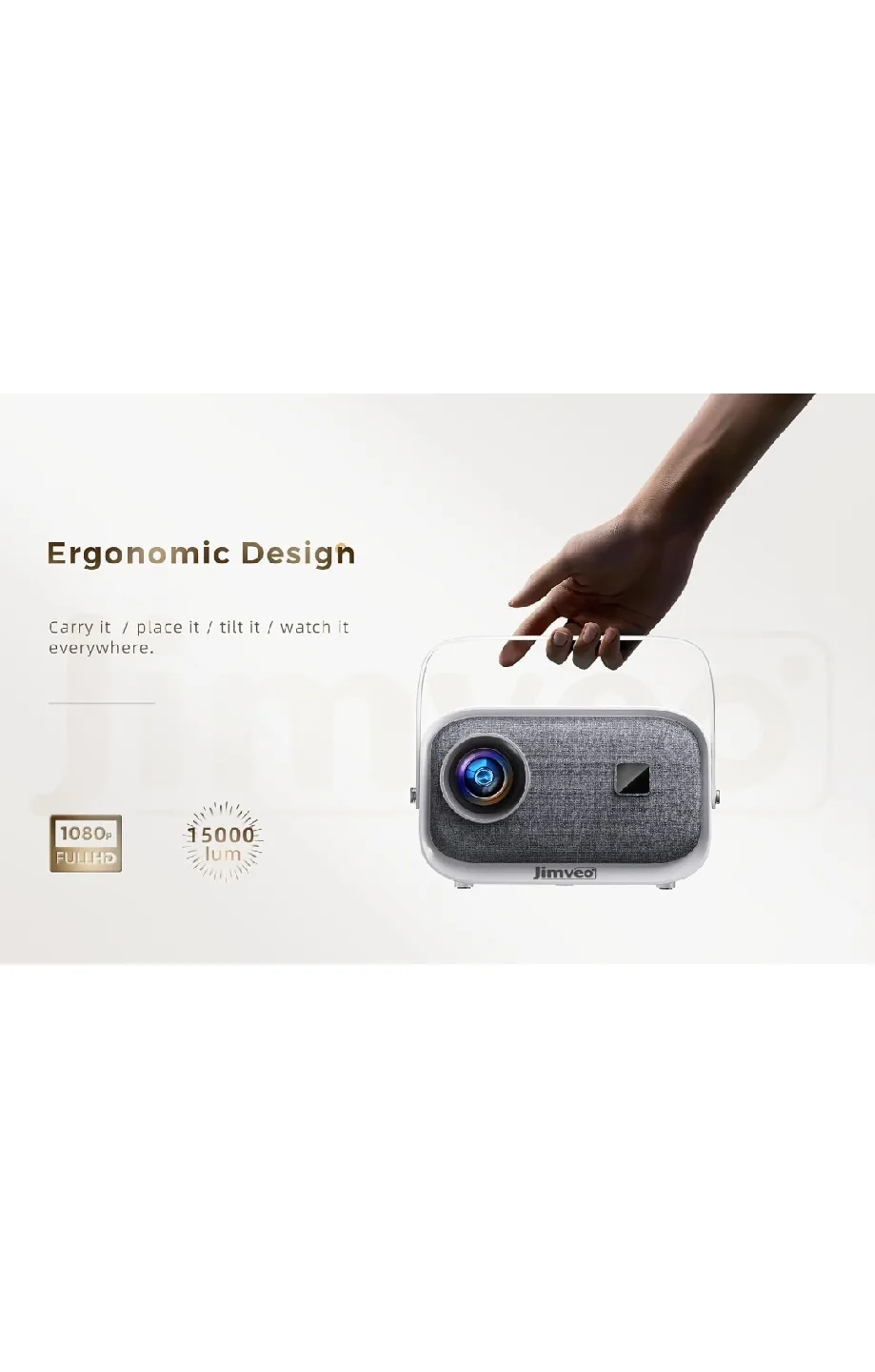 New Jimveo projector, perfect for movie nights thumbnail