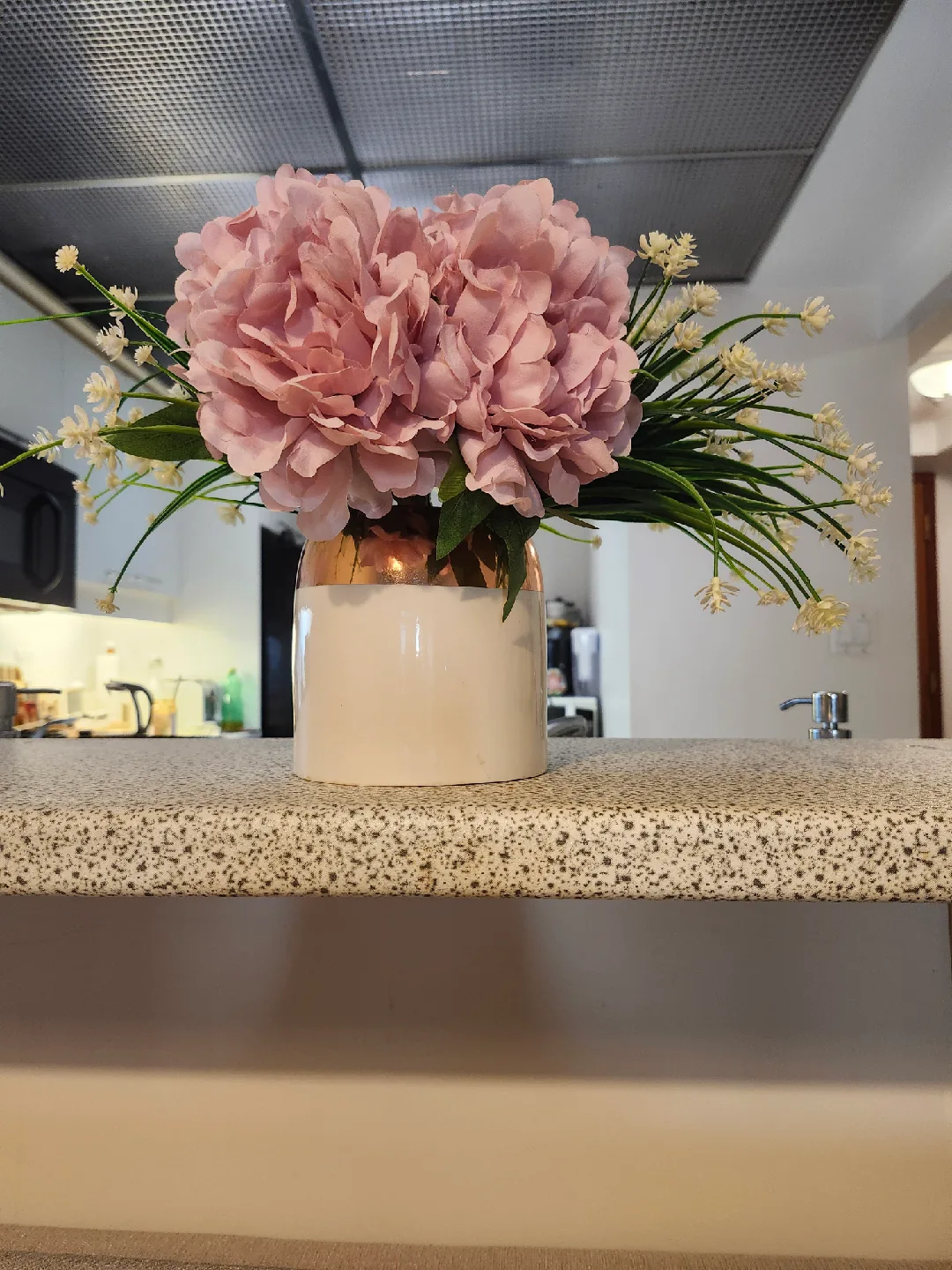 Pink Faux Floral Arrangement image indicator(4)