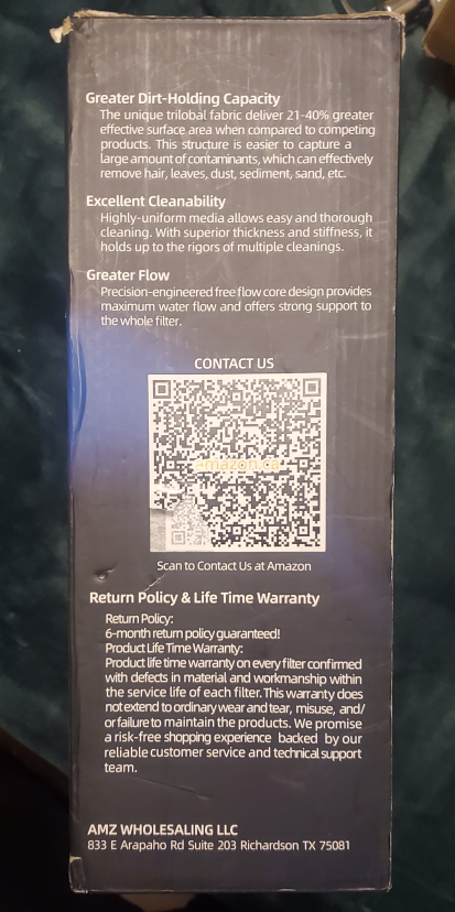 POOLPURE PLFPRB25-IN Pool & Spa Filter Cartridge - New - photo 4