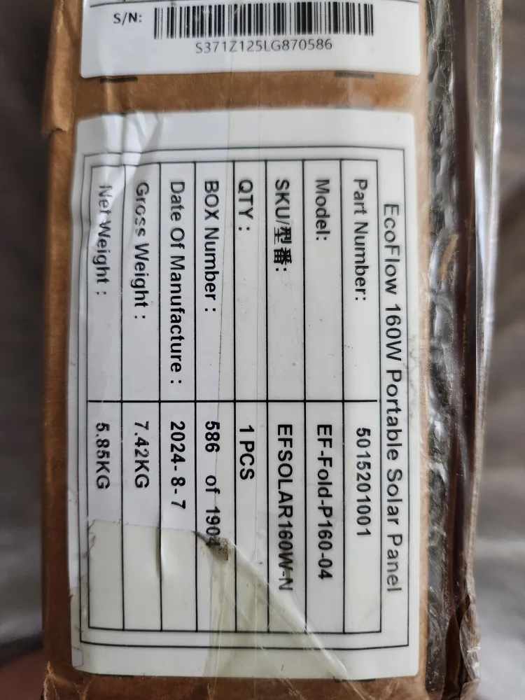 EcoFlow 160W Portable Solar Panel - New image indicator(2)