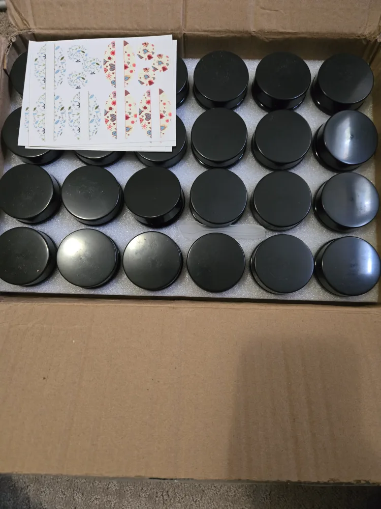 24 Amber Glass Jars - 1oz/30ml image indicator(3)