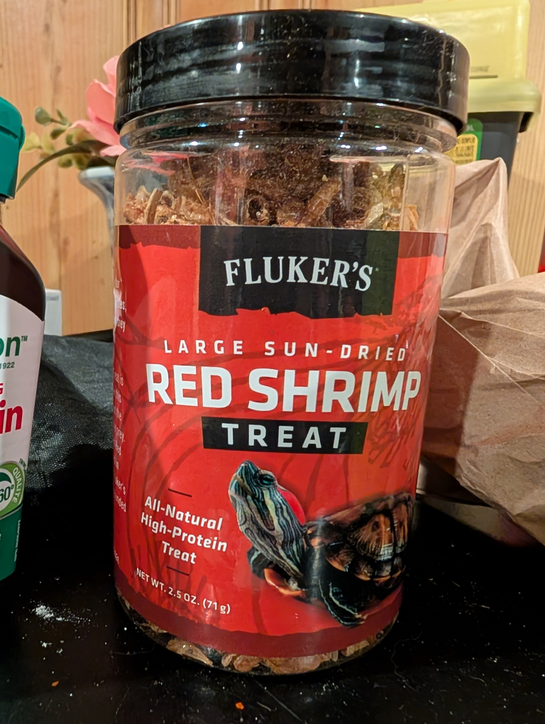 exotic pet food- Sun dried red shrimp