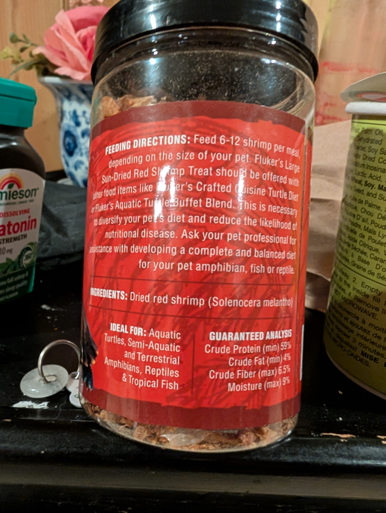 exotic pet food- Sun dried red shrimp - photo 2