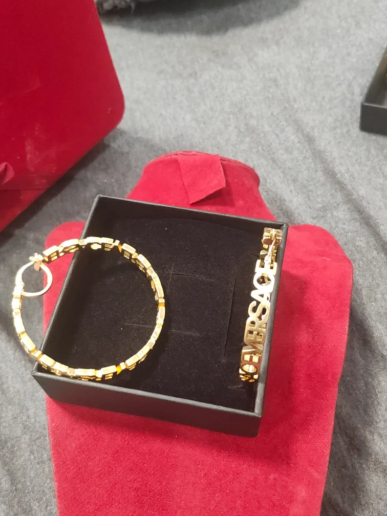 Versace Gold Earrings image indicator(2)