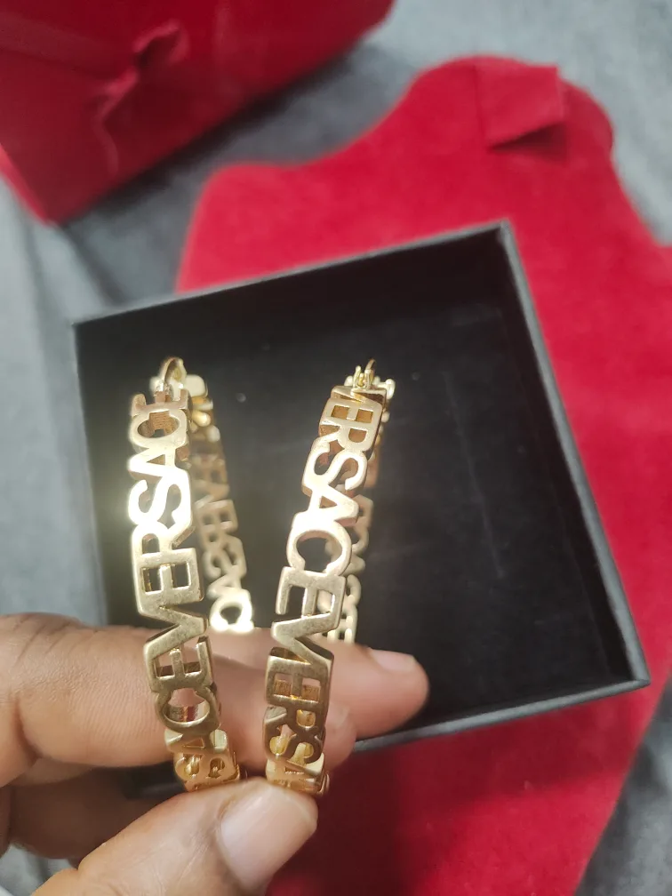 Versace Gold Earrings image indicator(4)