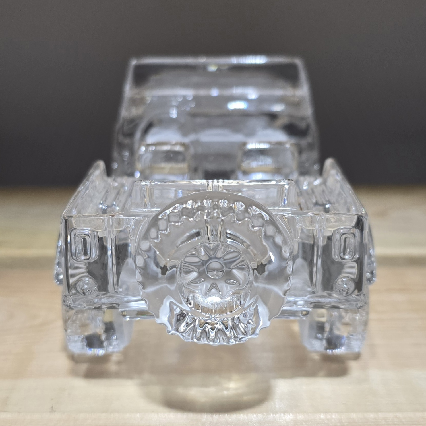 Vintage Hofbauer Glass Crystal Jeep Renegade CJ-7 Figurine - photo 5