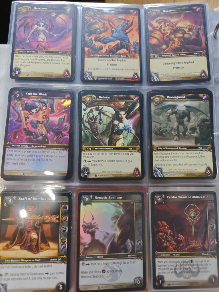 World of Warcraft TCG Cards (Warlock) - photo 2