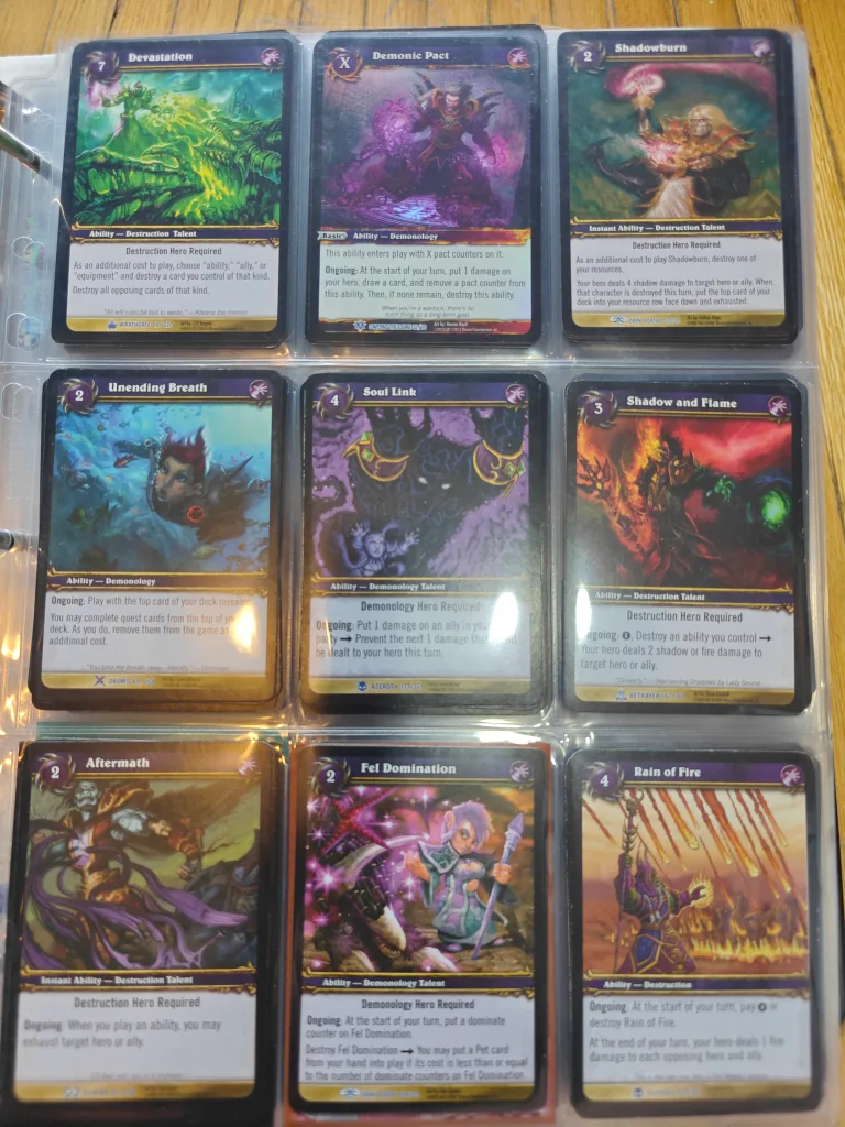 World of Warcraft TCG Cards (Warlock) image indicator(3)