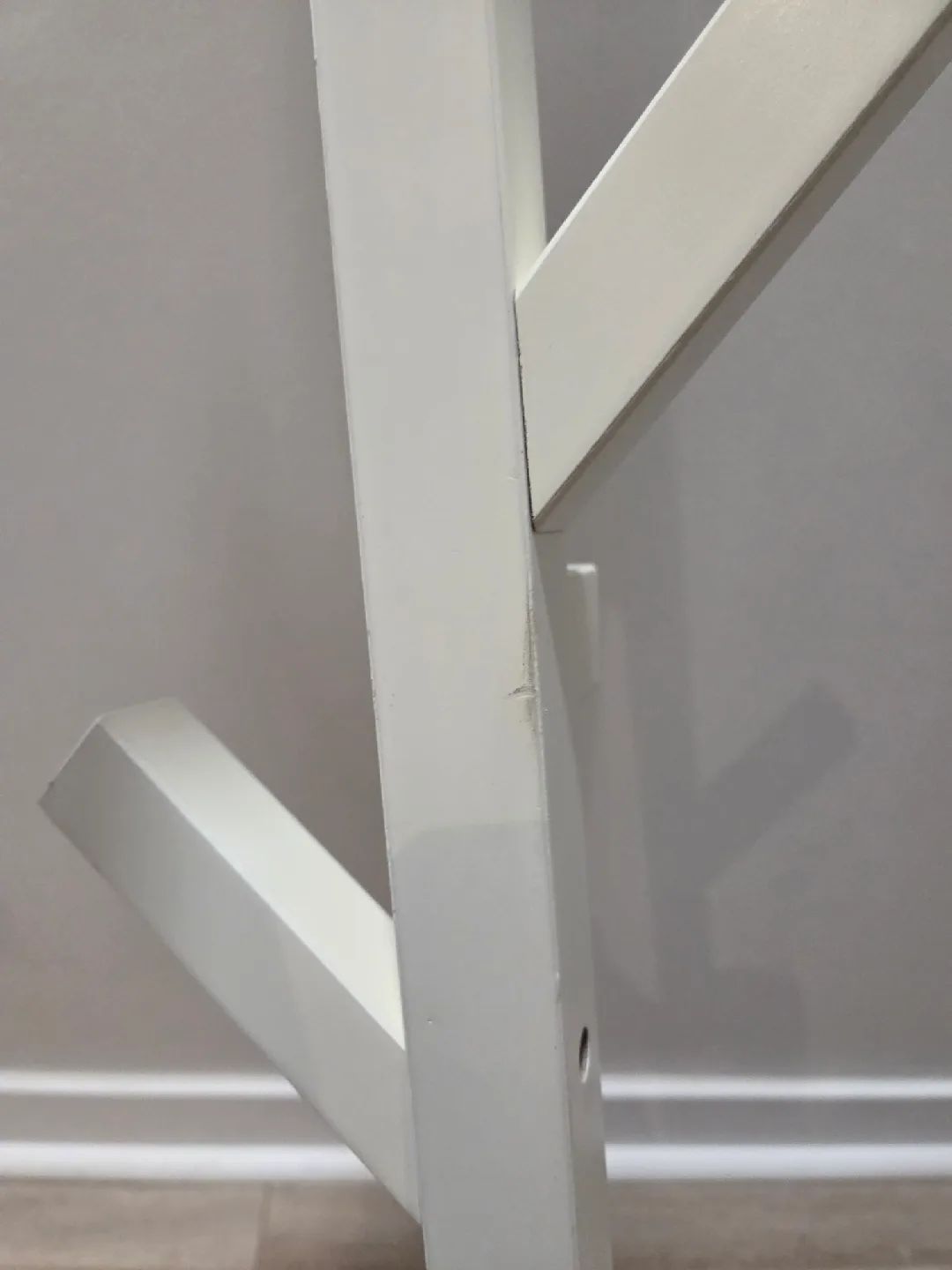 IKEA Tjusig Coat Rack - White image indicator(7)