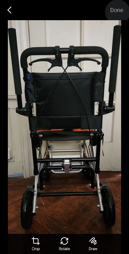 Lightweight Foldable Transport Wheelchair image indicator(5)