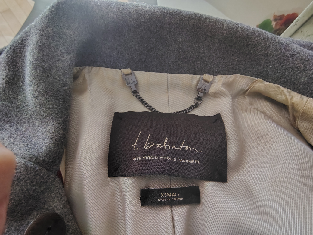 Aritzia T.Babaton Wool & Cashmere Blend Coat - XS - photo 5