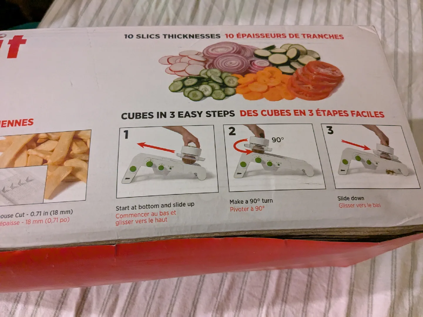 Starfrit ProMandoline - Cubing image indicator(2)