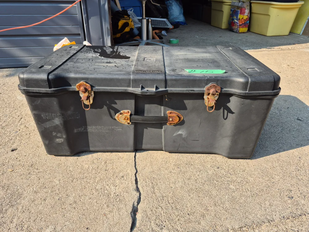 Black Plastic Storage Trunk thumbnail