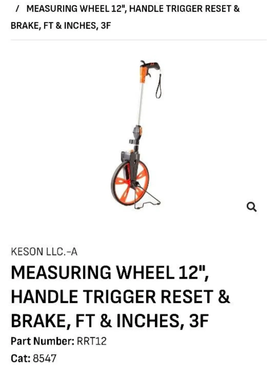 Keson 12" Measuring Wheel image indicator(3)