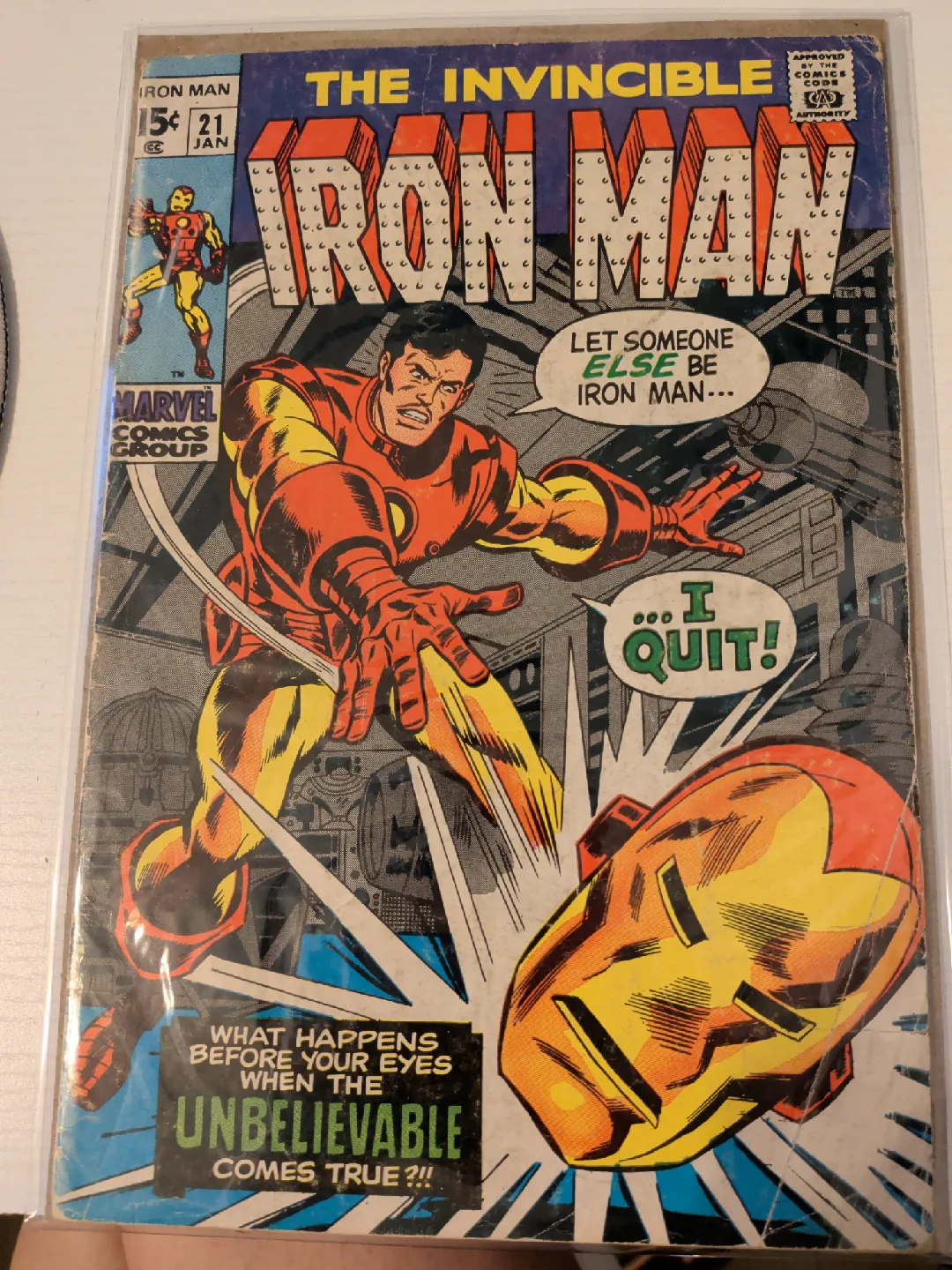 The Invincible Iron Man #21 Comic Book thumbnail
