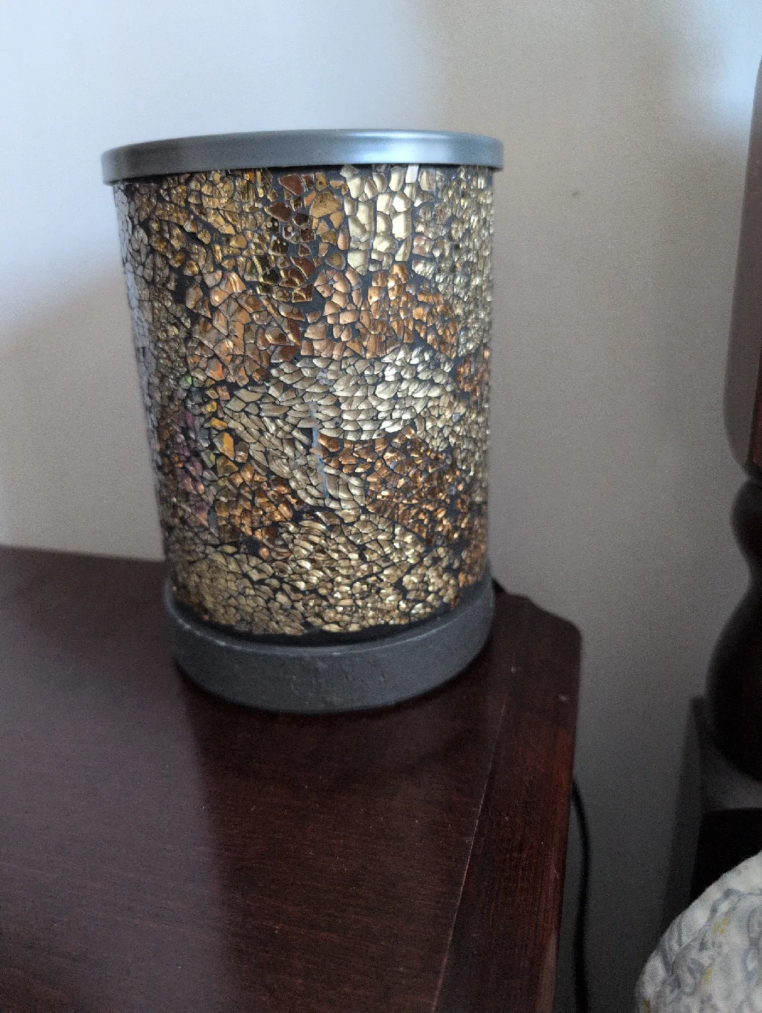 Mosaic Glass side table lamp thumbnail