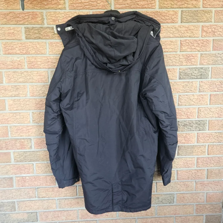 Avalanche winter coat Men's Size M Mid Length Parka Black image indicator(10)