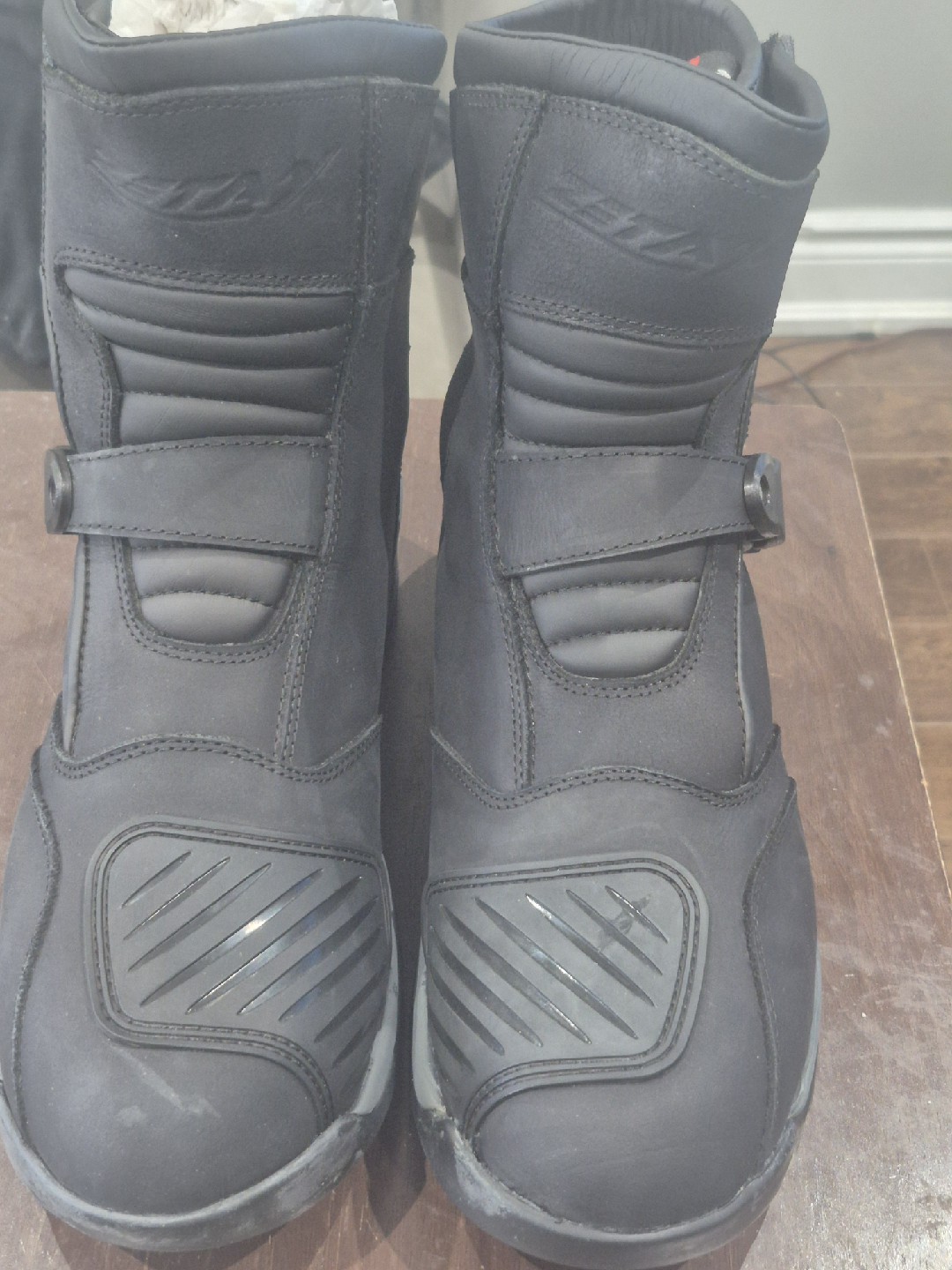 Zeta Motorcycle Riding Boots - Black - photo 3