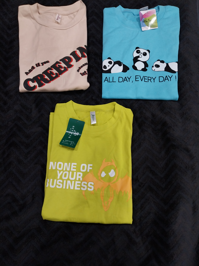 Assorted Graphic T-Shirts (Various Sizes)