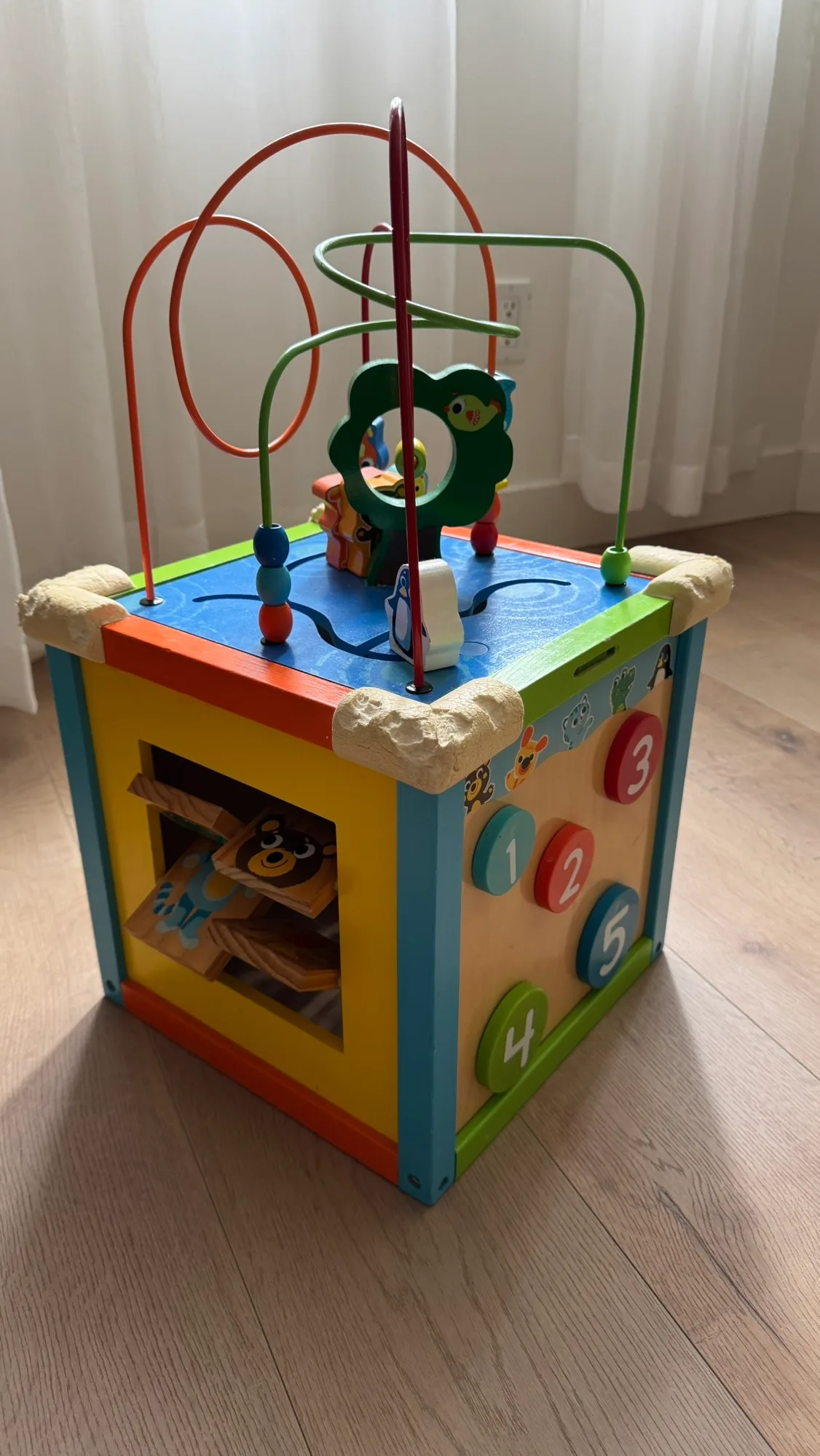 Baby toy active  cube image indicator(2)