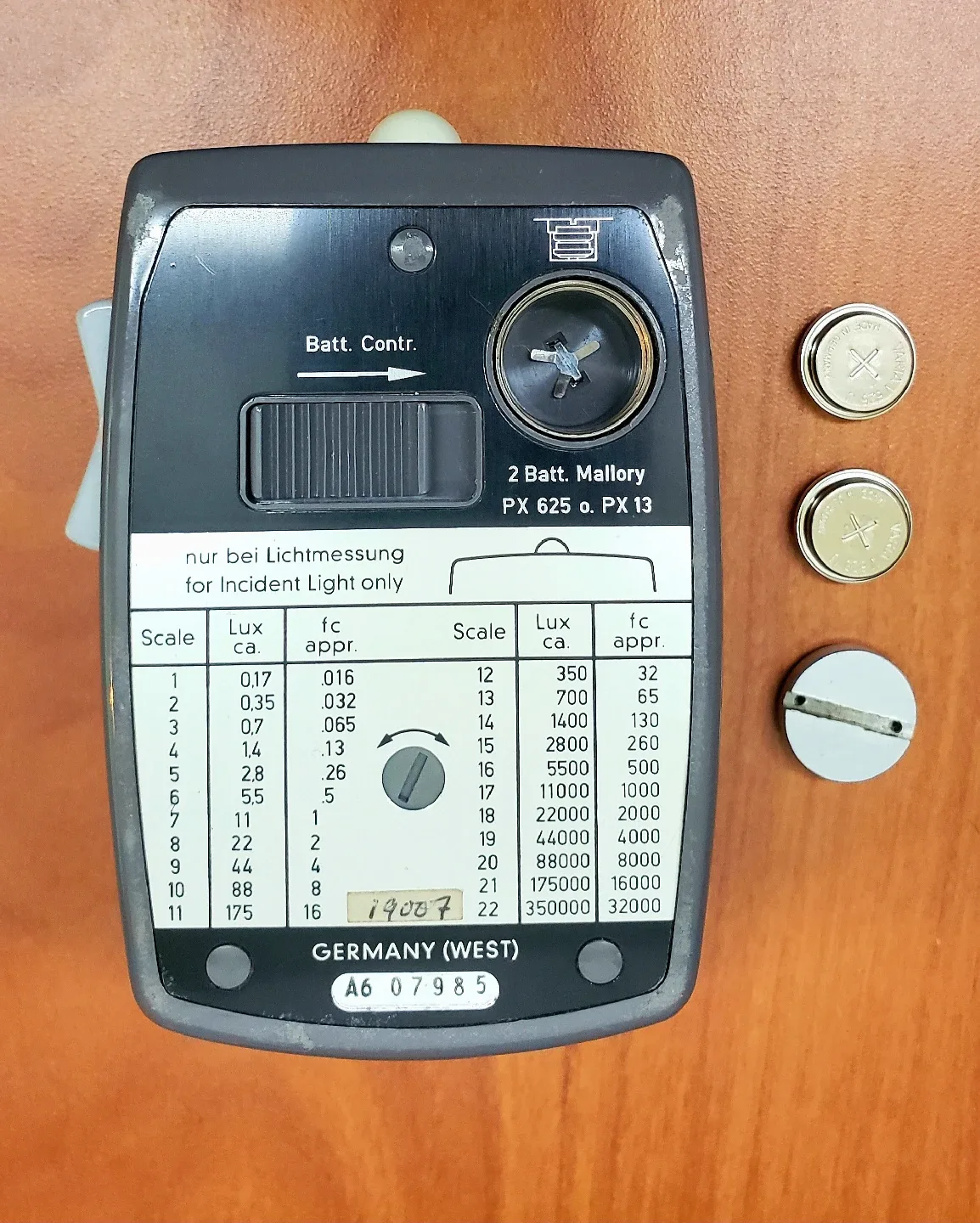 Gossen Lunasix 3 Light Meter image indicator(2)