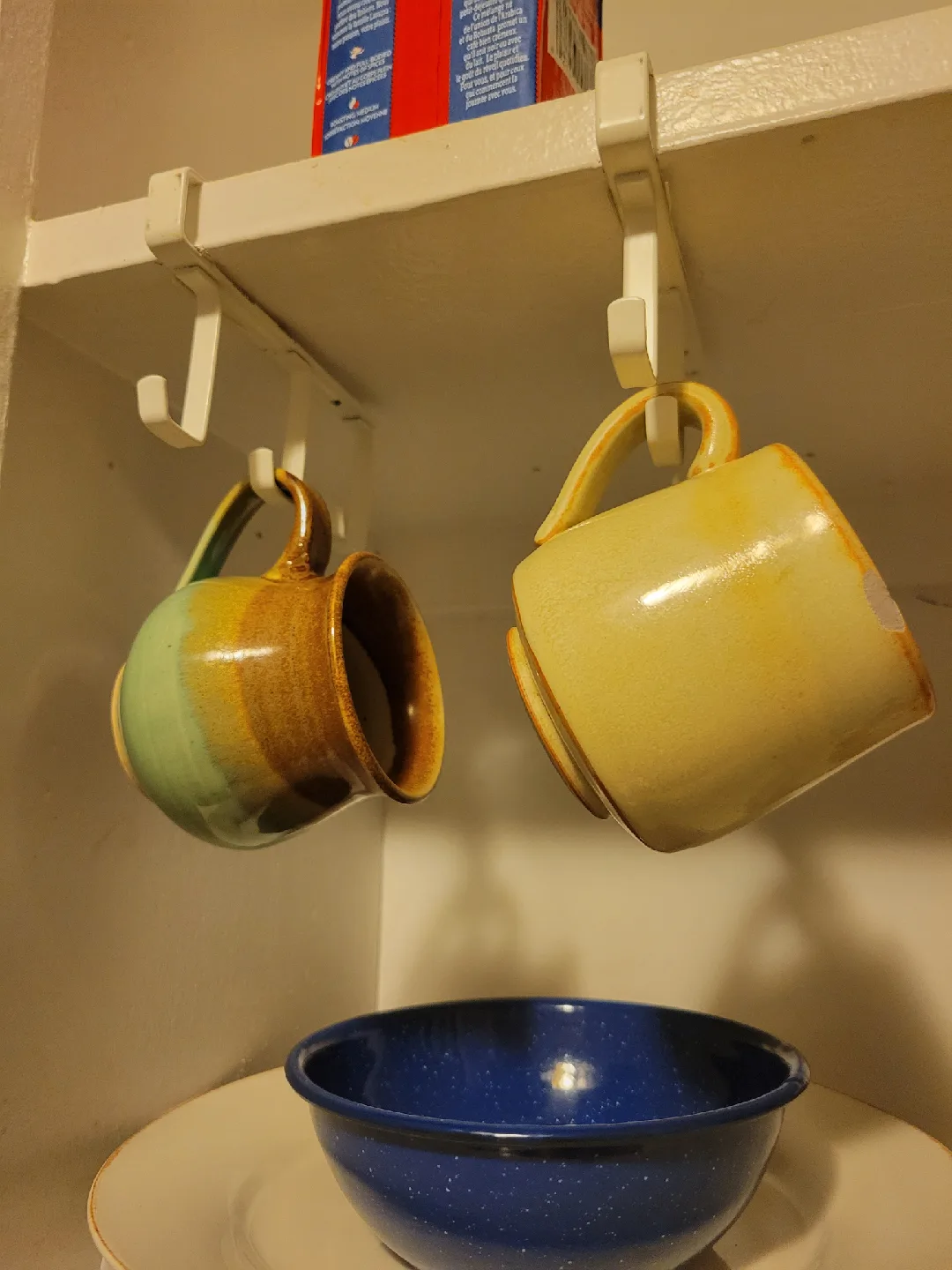 2 x Under Shelf Mug Hooks