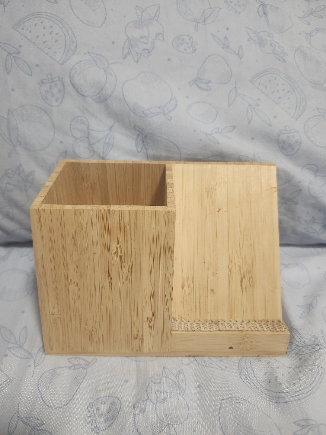 Bamboo desk organizer