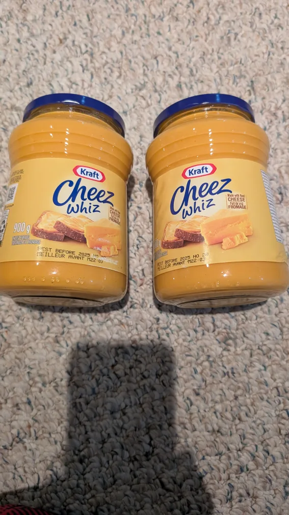 👀- Kraft Cheez Whiz 900g Jar exp. 2025 FCFS image indicator(4)