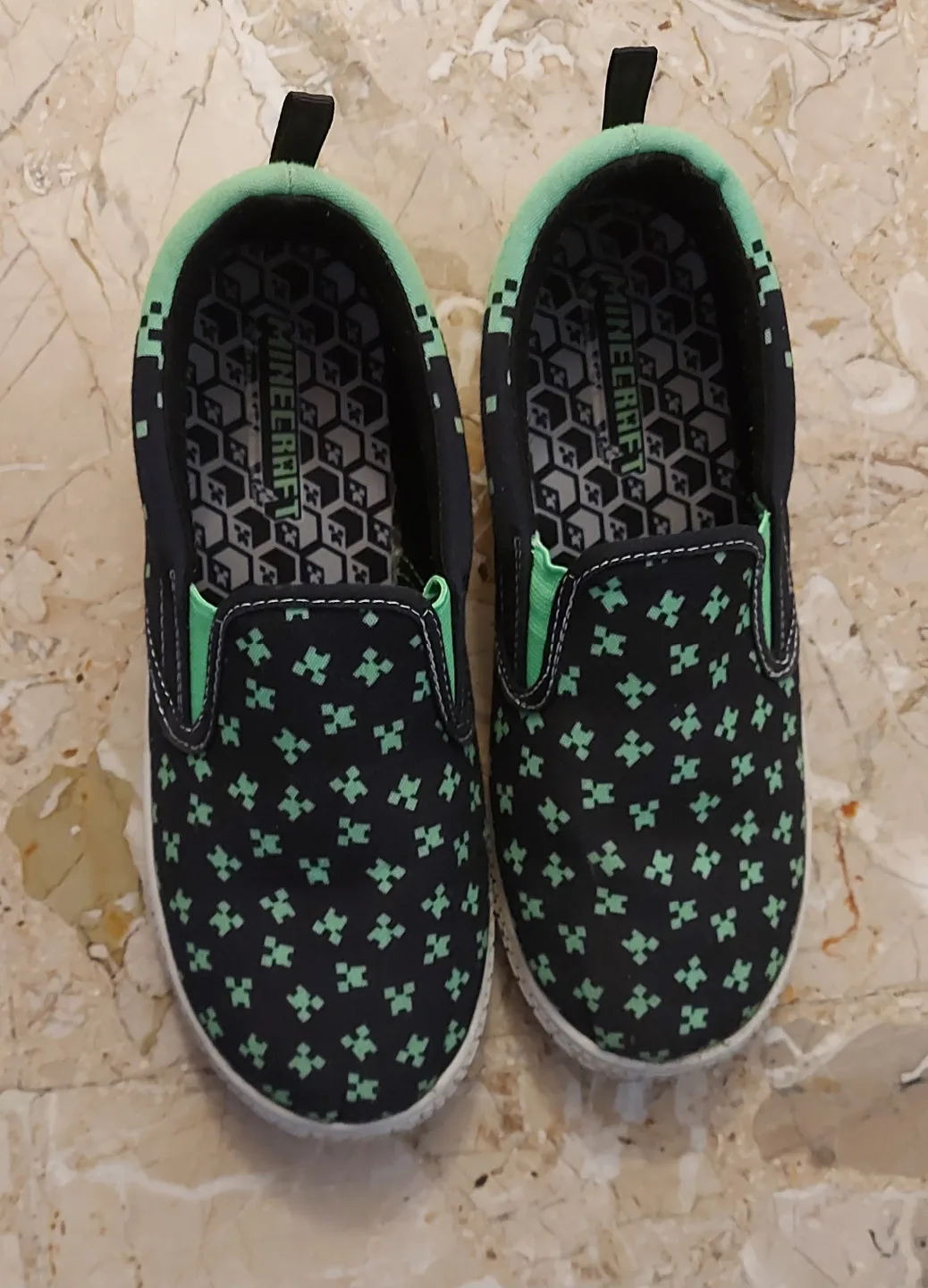 kid's size 3 Minecraft Slip-on Shoes image indicator(2)