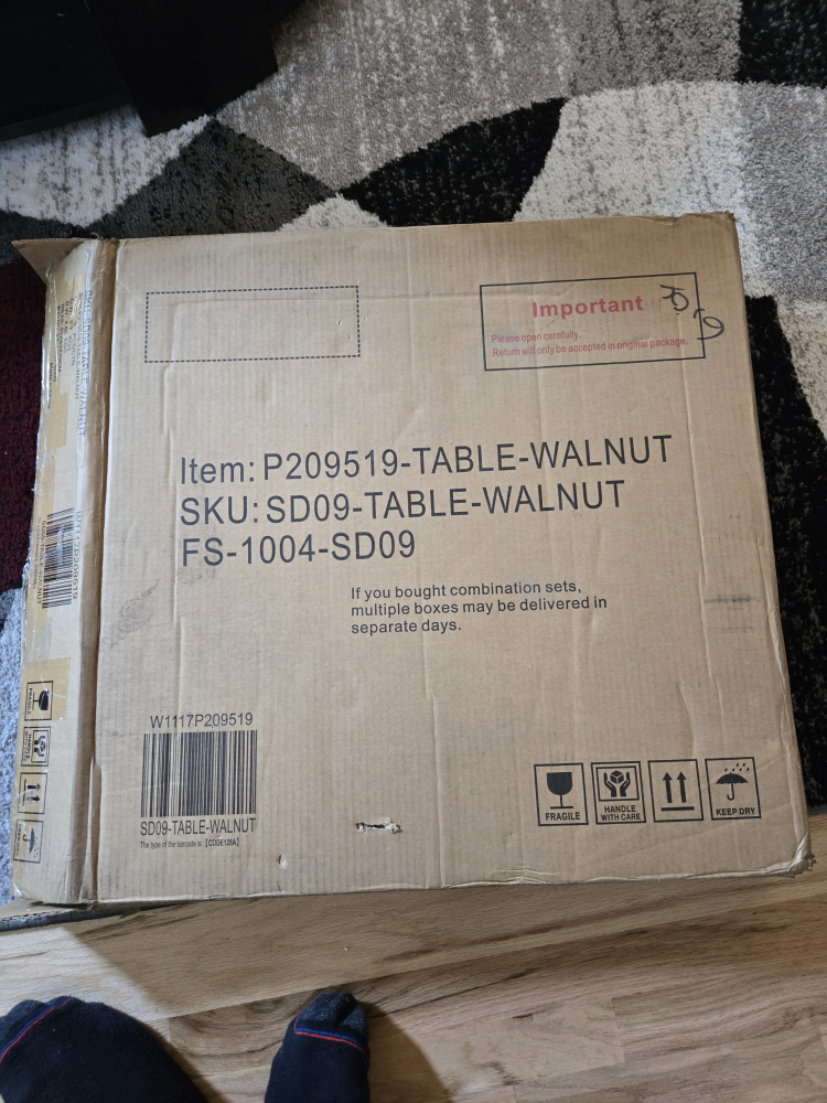 Walnut Nesting Coffee Table Set - Like New! - photo 3