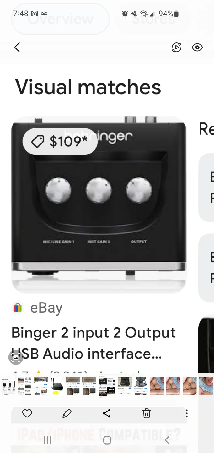 Binger 2 Input USB Audio Interface thumbnail