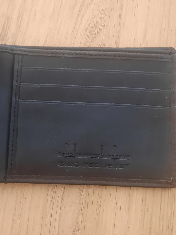 Black Leather Wallet pick up only image indicator(6)