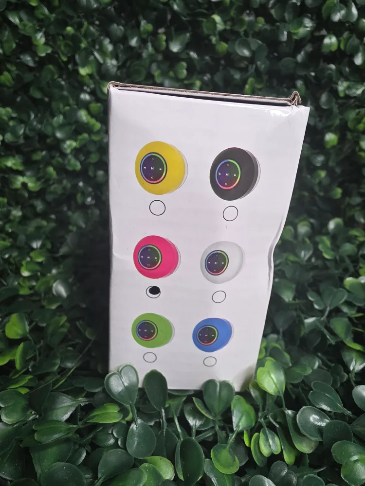Shower Wireless Speaker - 7 Colors LED image indicator(2)