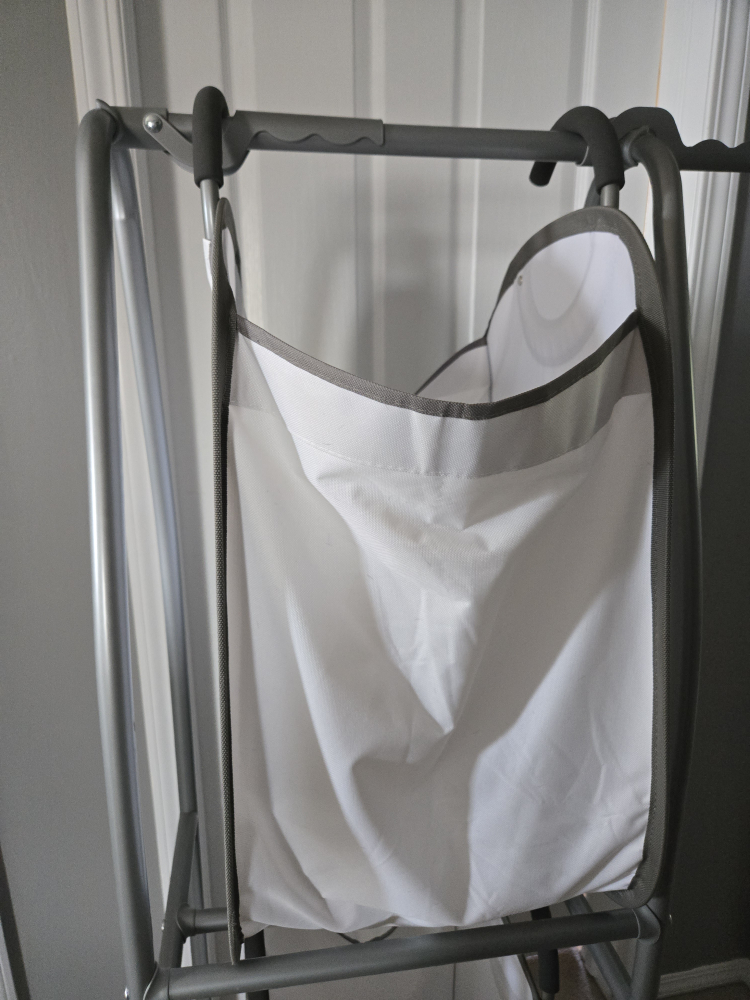 Double Laundry Hamper Sorter with Wheels - photo 4