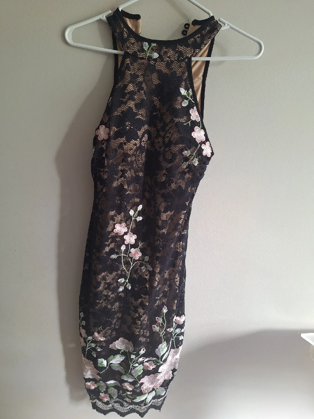 Lace Dress & Floral Handbag with Bamboo Handle 🌼 image indicator(3)