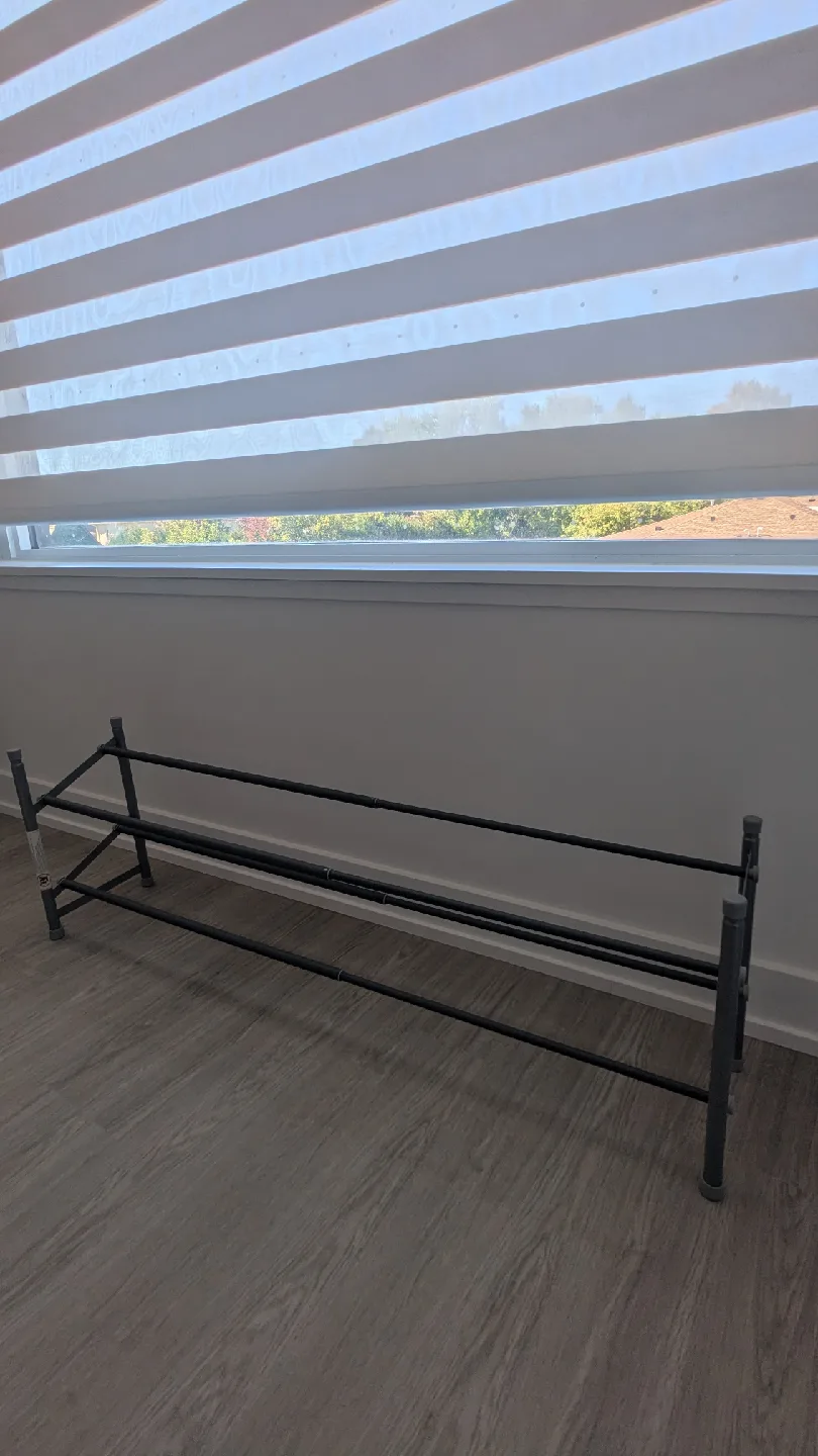 Grey Expandable Metal Shoe Rack image indicator(2)