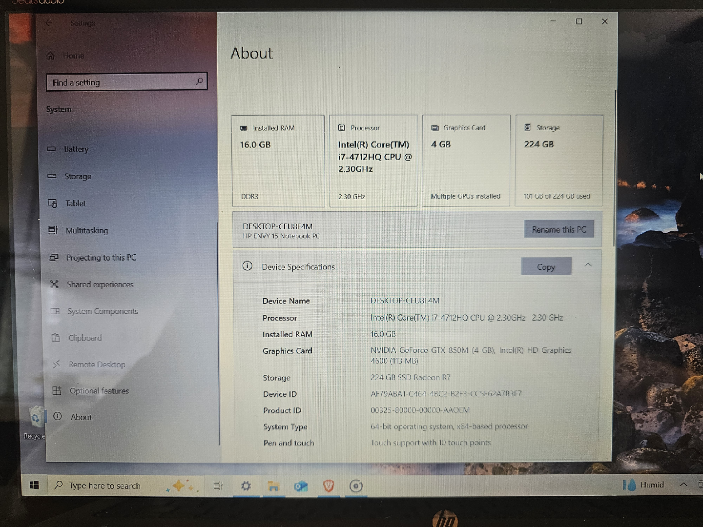 HP ENVY 15 Notebook PC (can negotiate) - photo 2