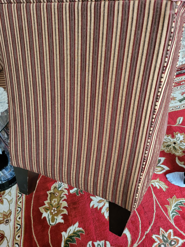 Striped Accent Chair