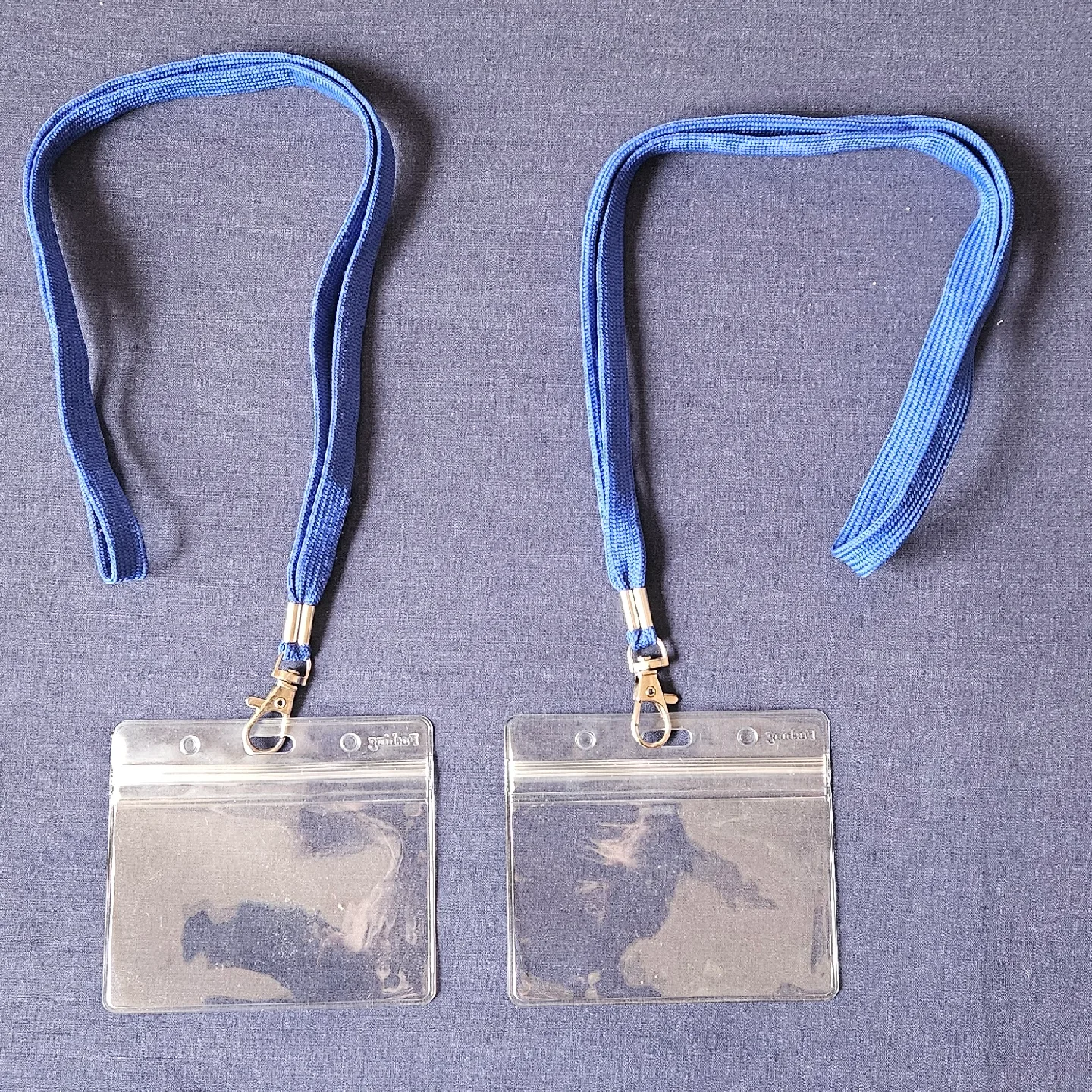 Two Badge Holders with Blue Lanyards ✨️ thumbnail